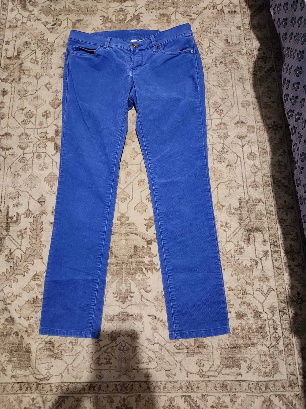 jcpenney Women's Straight-Leg Corduroy Pants in Blue